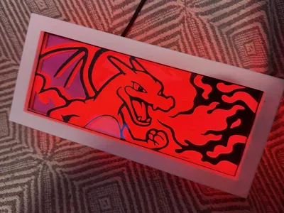 charizard light box