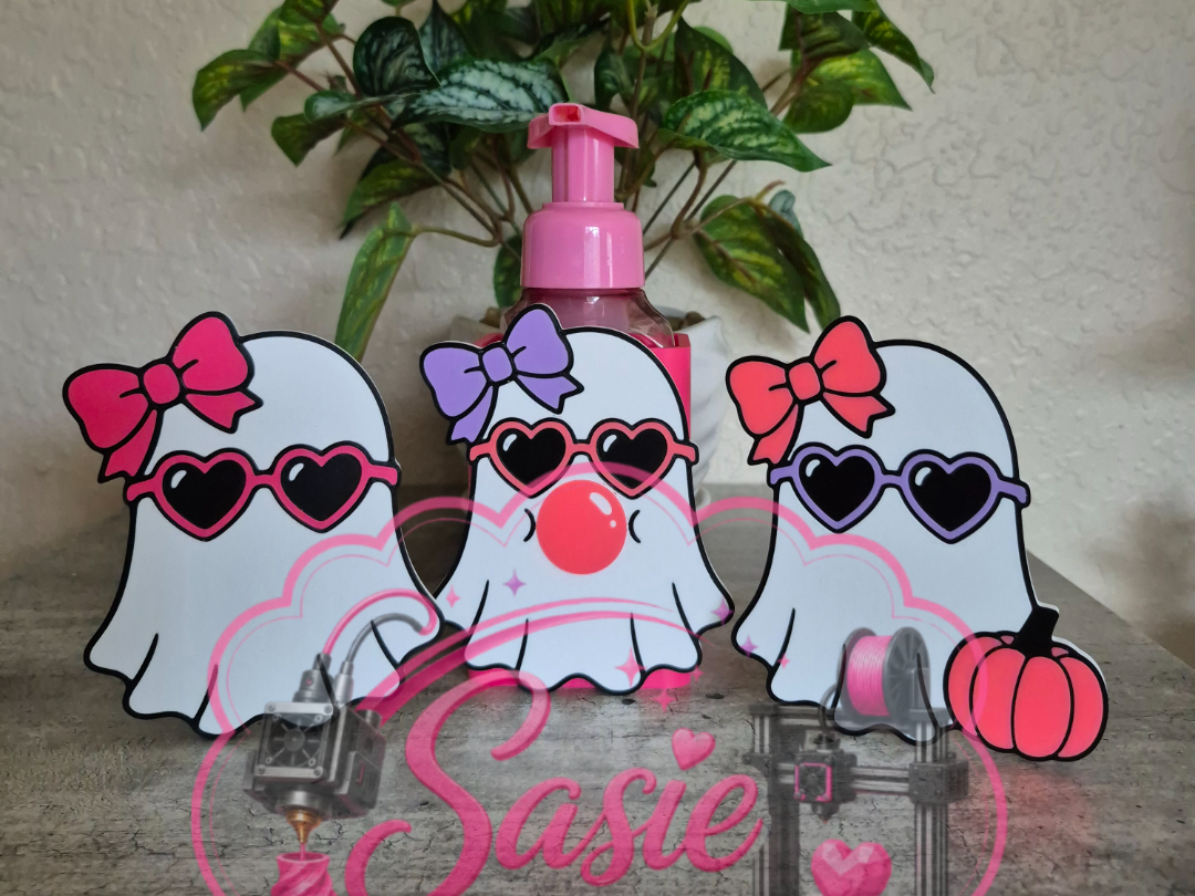 Cute Ghostie Soap & Pen Holder - Interchangeable - 3D printed Decor, in stock in India