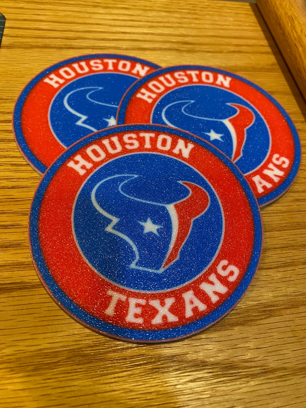 Houston Texans Coaster Set of 4 by CYBR3D MakerWorld