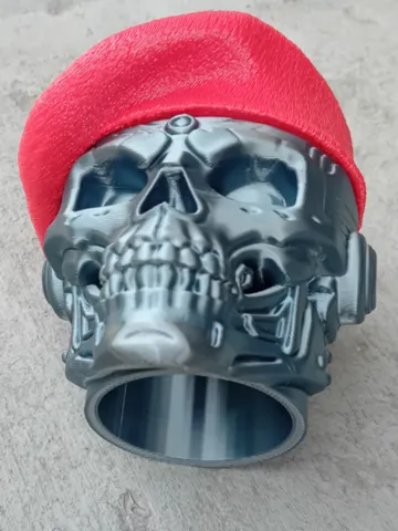 Adorno temático: skull in a beret — vista de referencia 2