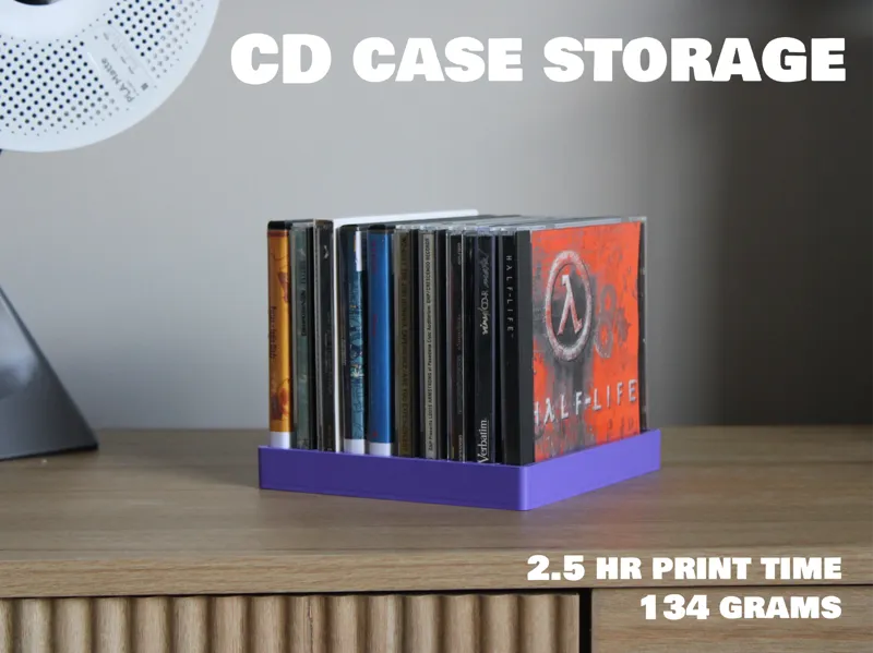 CD Case Storage Tray
