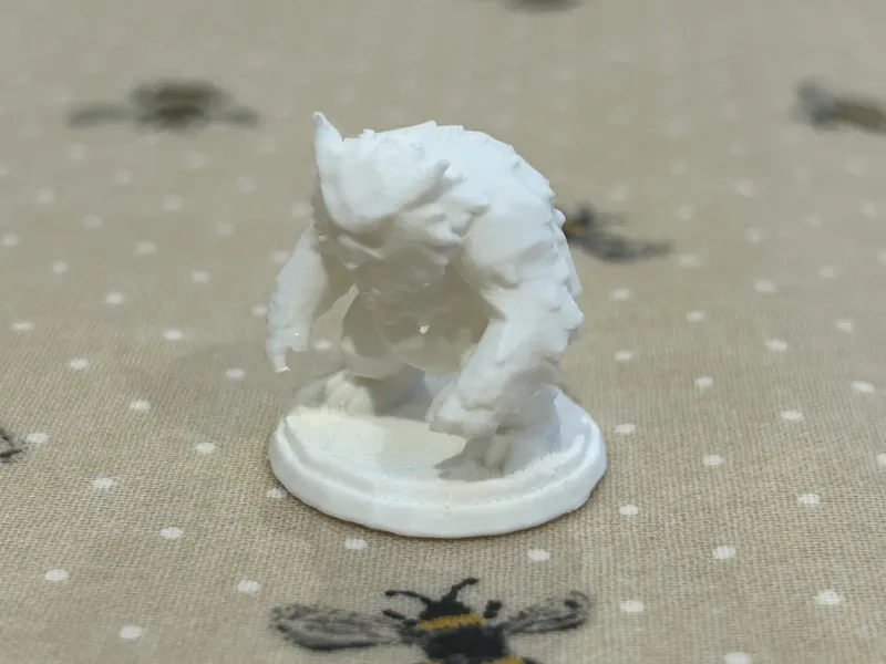 Owlbear for TTRPG / D&D, Low-Poly Miniature