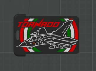 PORTA BADGE POSTERIORE TORNADO