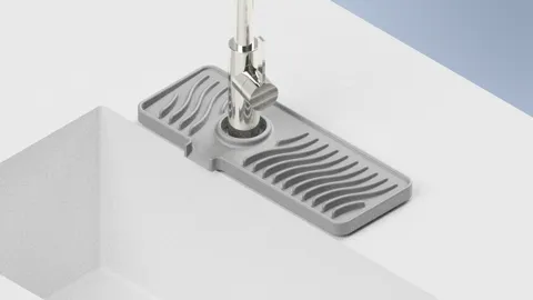 Kitchen Bathroom Sink Splash Guard | 厨房浴室水龙头防溅沥水垫 view 4