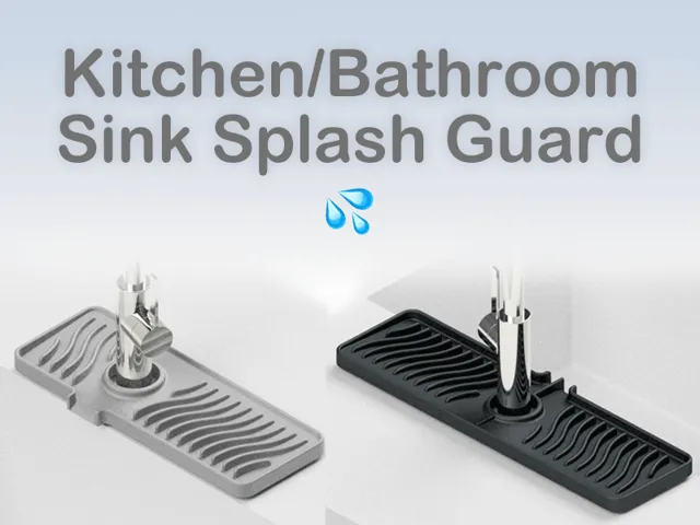 Kitchen Bathroom Sink Splash Guard | 厨房浴室水龙头防溅沥水垫
