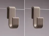 Hook | Set of 2 | 8mm Glass/Panel