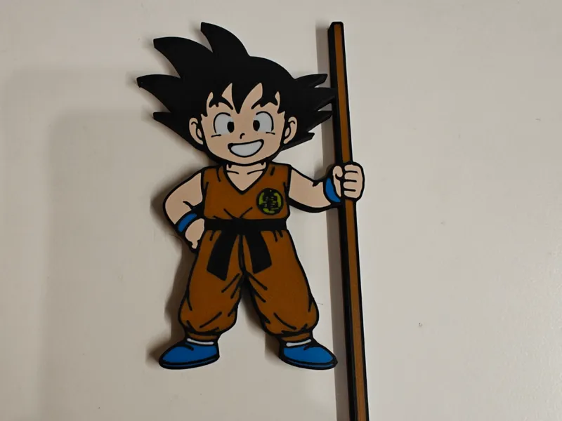 Son Goku cake topper