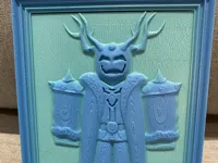 Cadre décoratif figure de roi mystérieux — photo 1