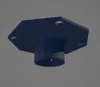 Post Mount Adapter for Round Wooden Pole (50mm - 60mm)