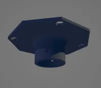 Post Mount Adapter for Round Wooden Pole (50mm - 60mm)
