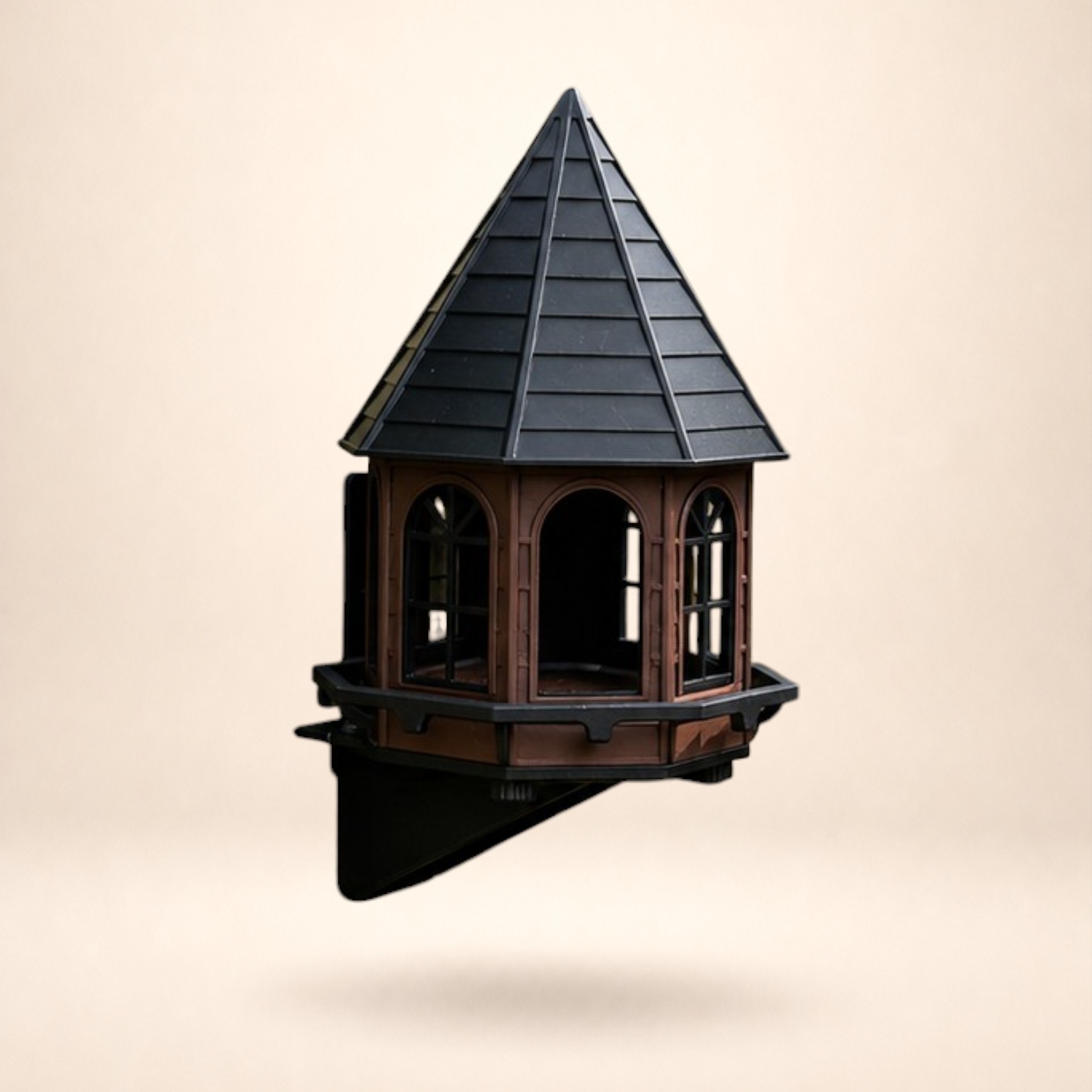 Miniatura 1 do modelo 3D Classic bird feeder, octagonal house.