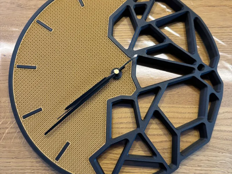 Einleger Small Voronoi Style Wall Clock (~350mm)  