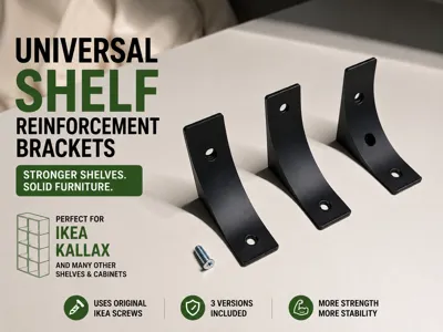 Universal Shelf Reinforcement Brackets (KALLAX)
