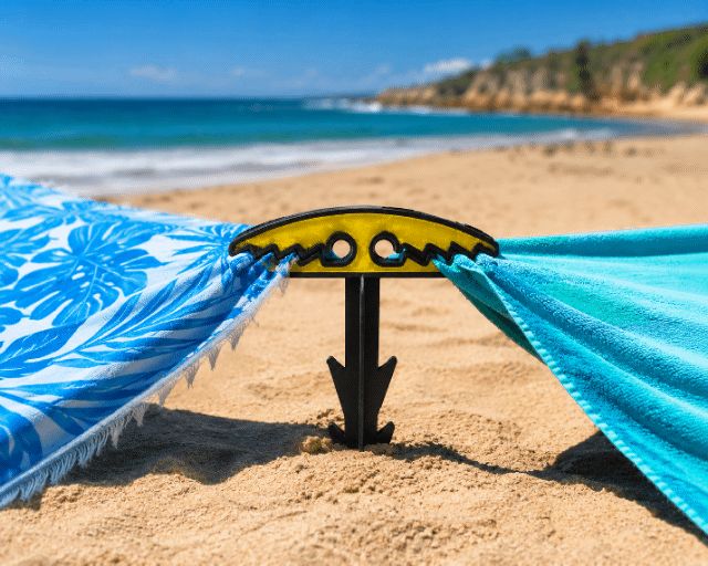 Double clip for beach towels | Anchor | Strake