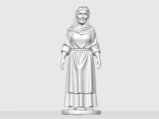 Statuina Presepe Donna