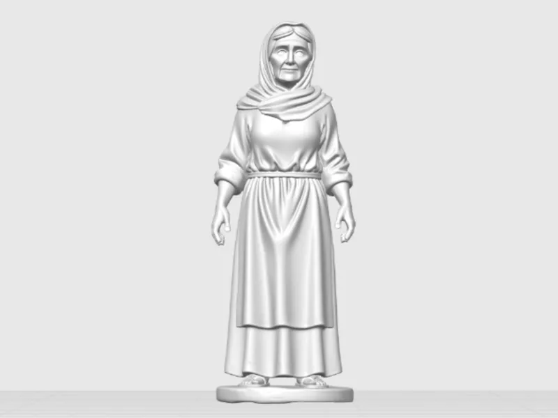 Statuina Presepe Donna