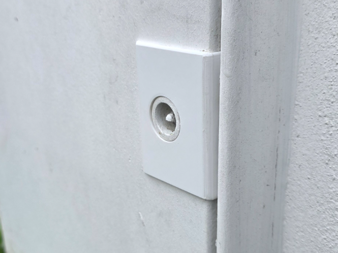 Meter box UK repair plate - Electric box door 