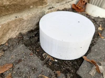4.5" (Interior Dimension) PVC Cap - in PETG