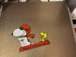 Snoopy Red Baron and Woodstock Ornament