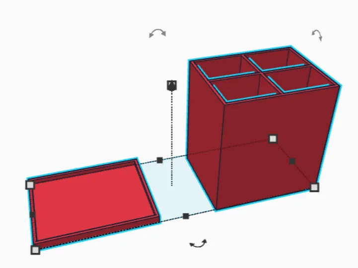 Box with lid for A1 series nozzle.