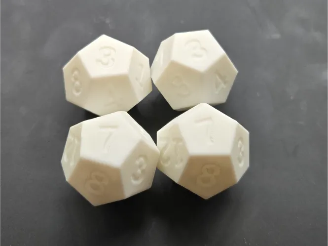 customizable 12-sided dice/24 game