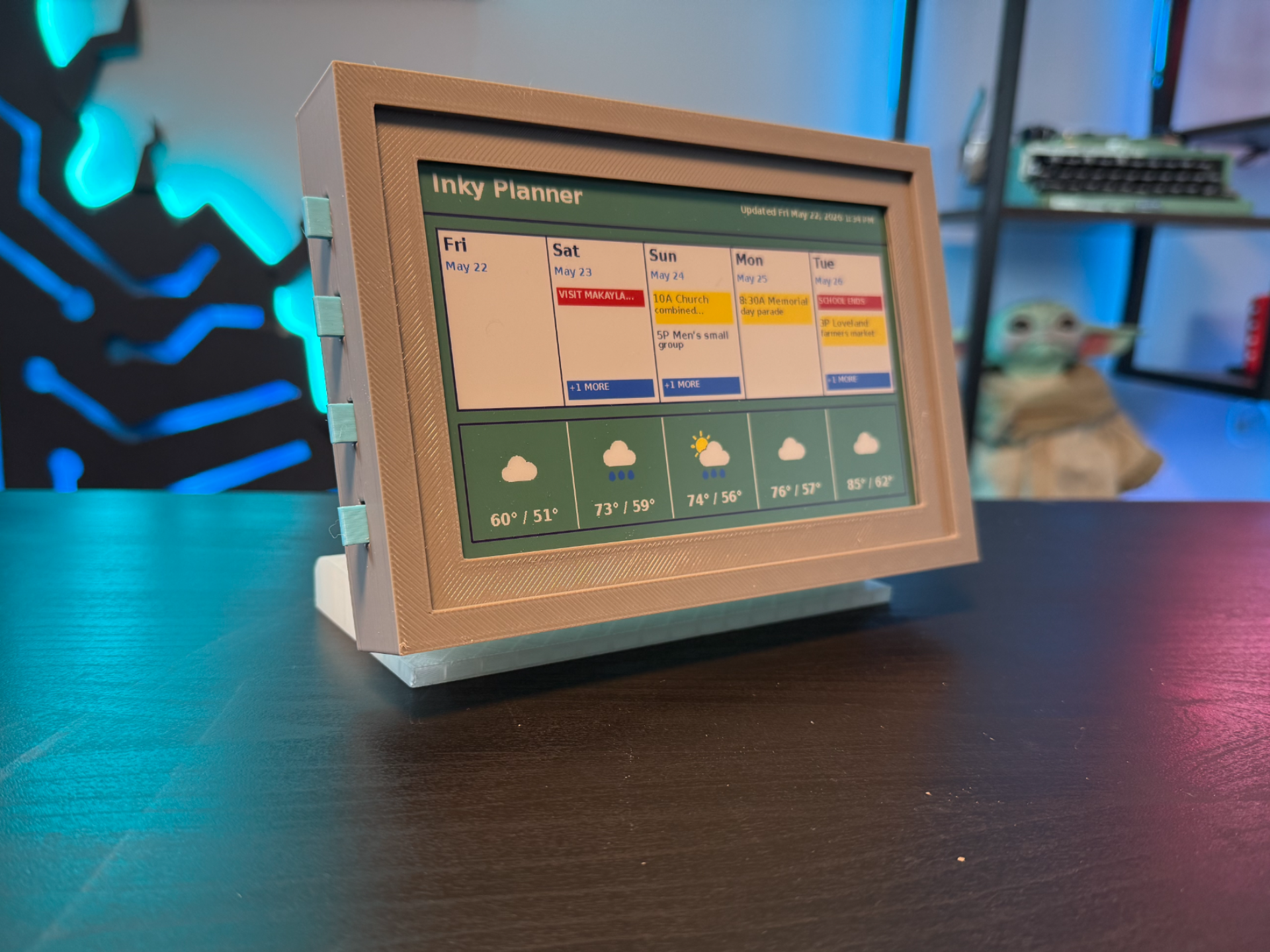 Pimoroni Inky Impression 7.3 (v2026) case