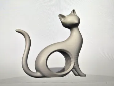 Teelichthalter Katze