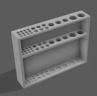 ONLY BRUSH HOLDER - NO FITTING HOLE FOR CONTAINER