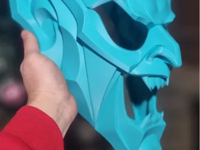 Green goblin helmet