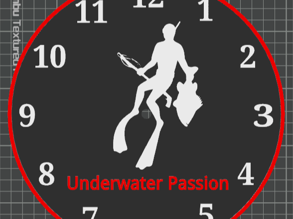 Speargun and Fishing wall clock (no AMS)