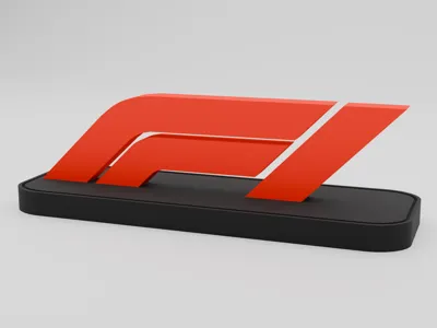 F1 Logo Stand