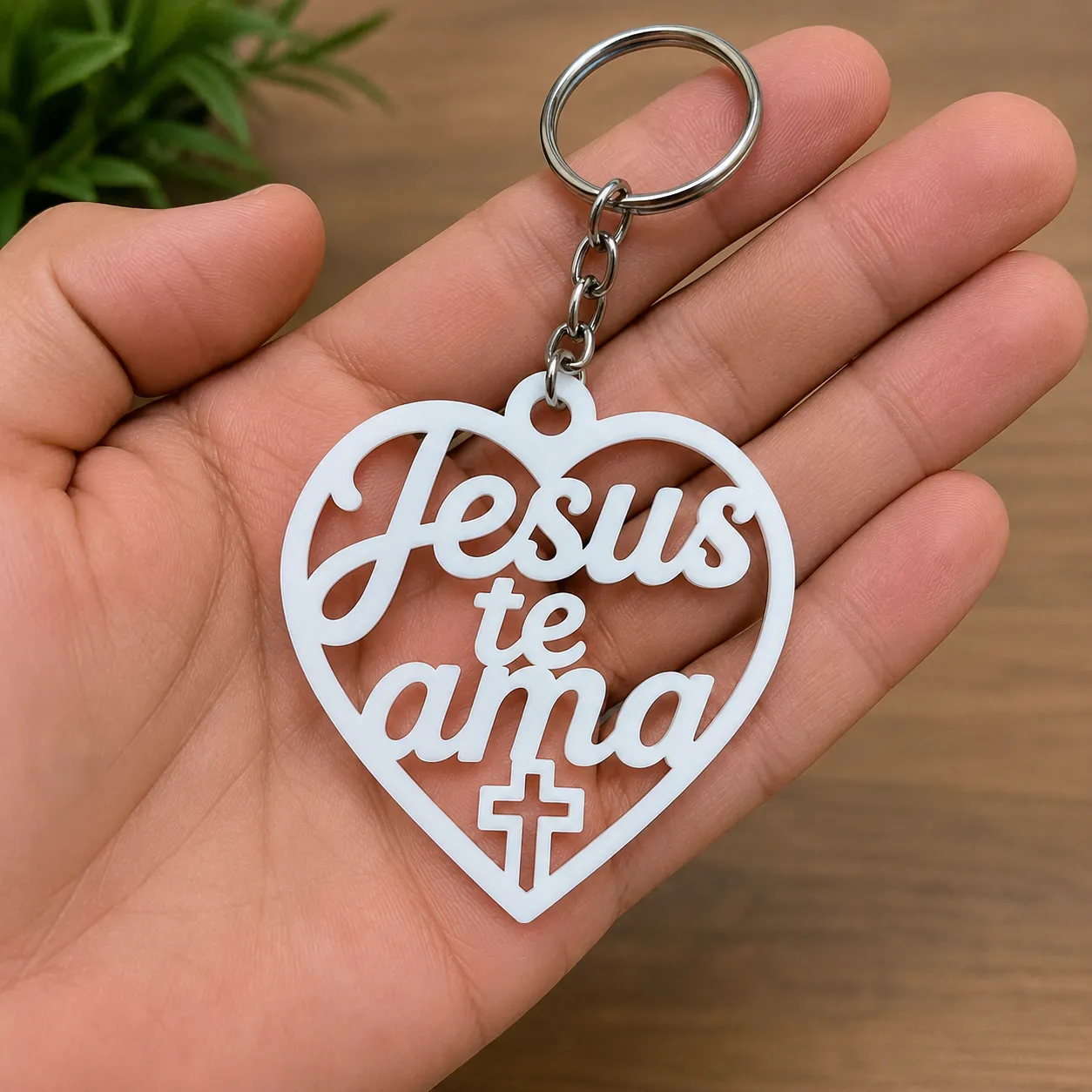 Kit Chaveiros Árvore da Vida e Jesus Te Ama view 3