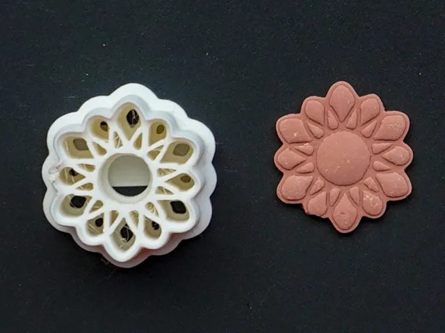 Flower Polymer Clay Cutter Earrings Necklace