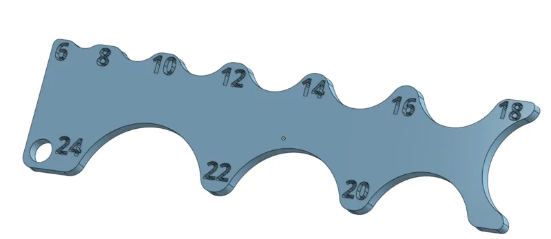 Fillet/Radius Gauge
