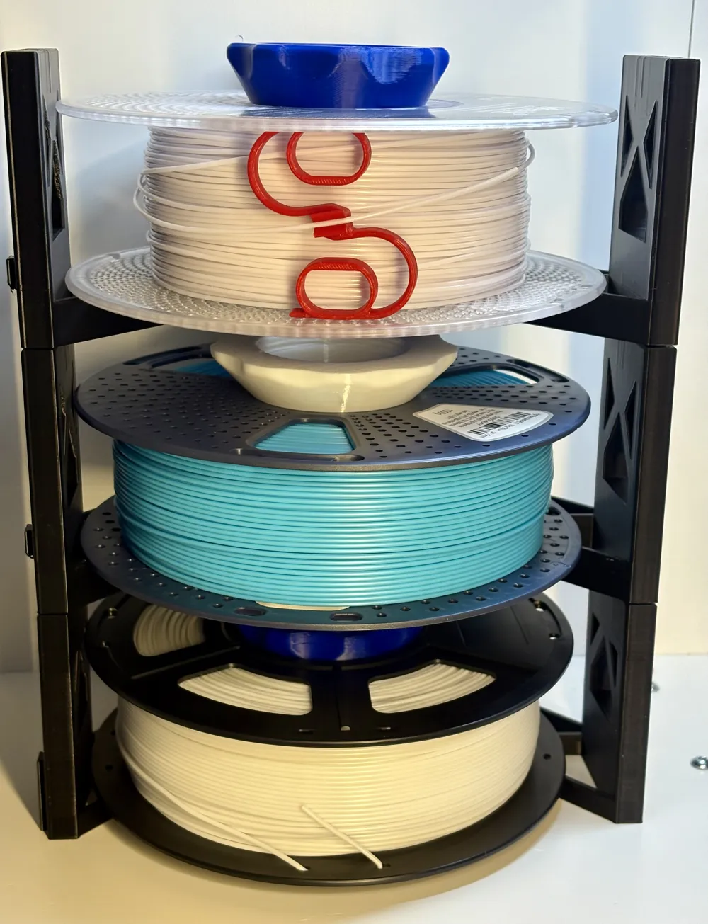 Capsulati Rack Model Modular, Stackable Filament Spool Rack System by thczv MakerWorld ...