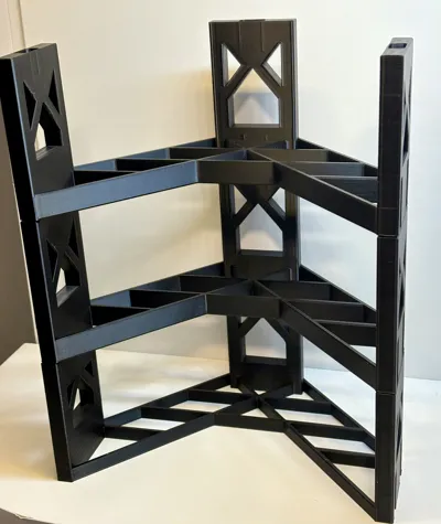Modular, Stackable Filament Spool Rack System by thczv MakerWorld ...