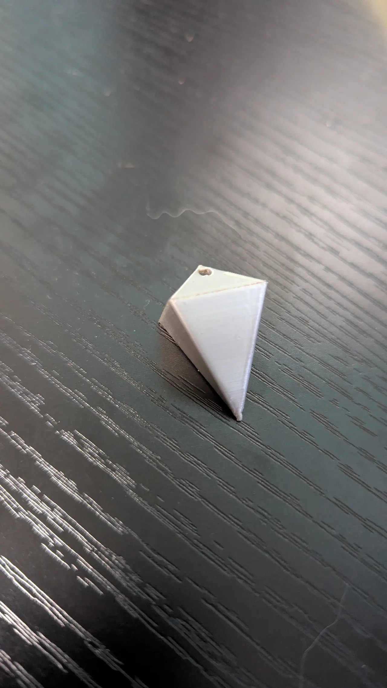double sided pyramid shaped earrings view 2