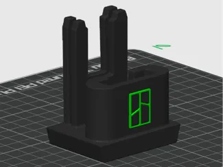 scrapper holder to attach to side of AMS