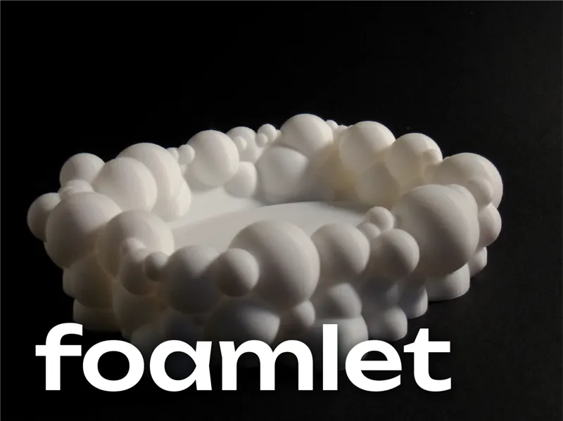 Foamlet - Bubble-Inspired Soap Dish