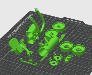 Modelo para impresión 3D: The Bullet V4, Fast CyberBrick RC buggy — vista de referencia 5