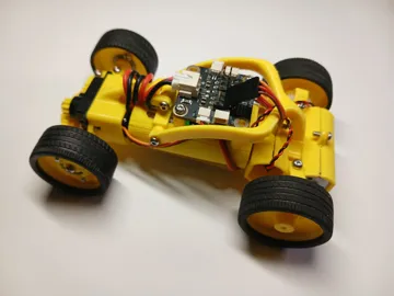 Modelo para impresión 3D: The Bullet V4, Fast CyberBrick RC buggy — vista de referencia 3
