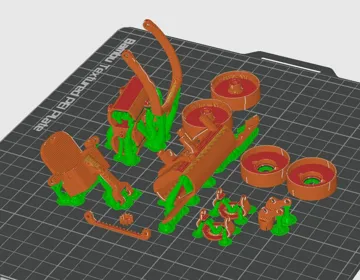 Modelo para impresión 3D: The Bullet V4, Fast CyberBrick RC buggy — vista de referencia 4