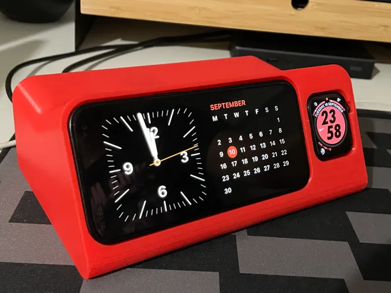 iPhone Standby Mode Dock with Watch Holder