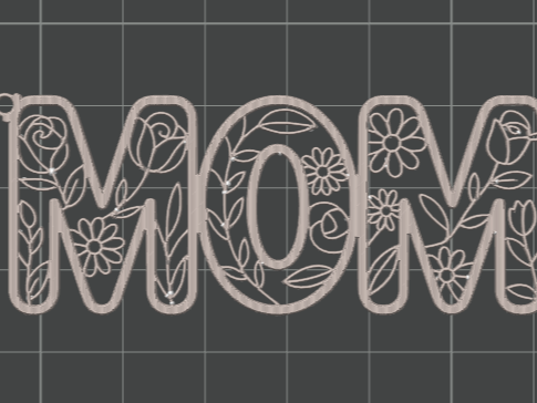 Mom keychain