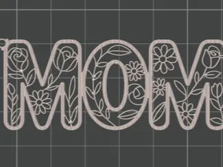 Mom keychain