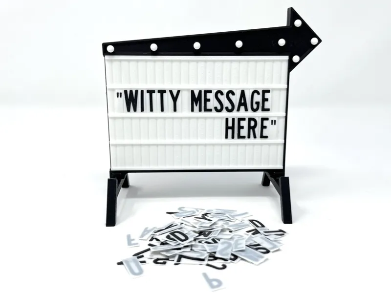 Mini Roadside Advertising Sign - 1:16 Scale