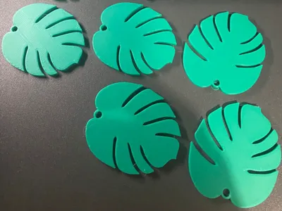 Leaf Keychain