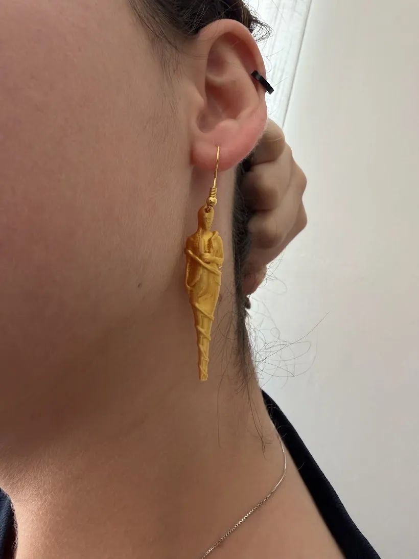 Athena Pin Earrings view 2