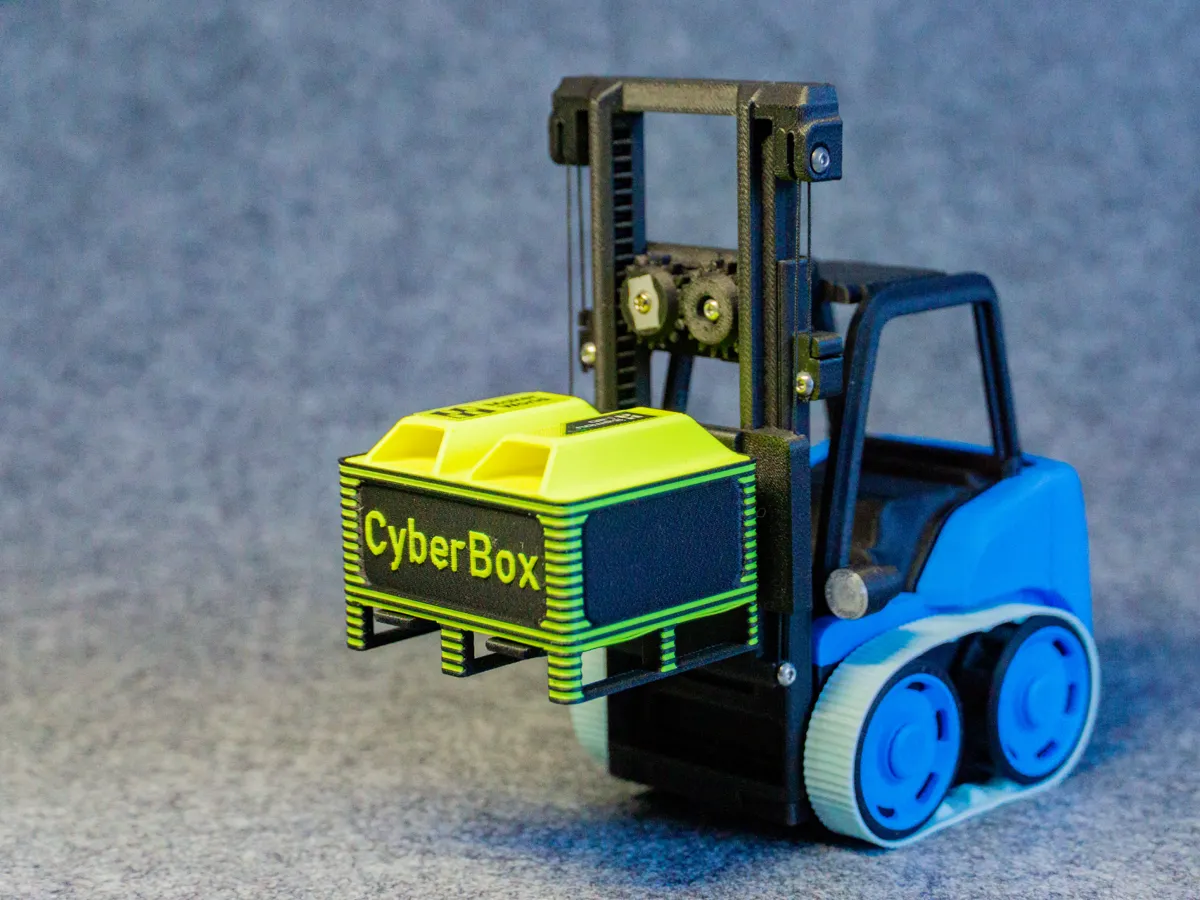 CyberBox Container for Cyberbrick Forklift - Free 3D Print Model ...