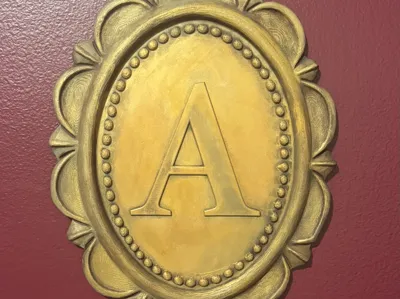 Monogram Letter Wall Art